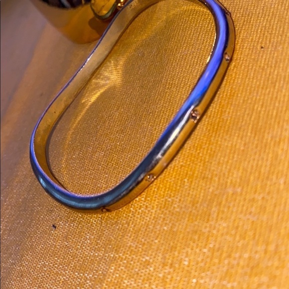 Vintage Gold tone rhinestone bracelet - Picture 1 of 6